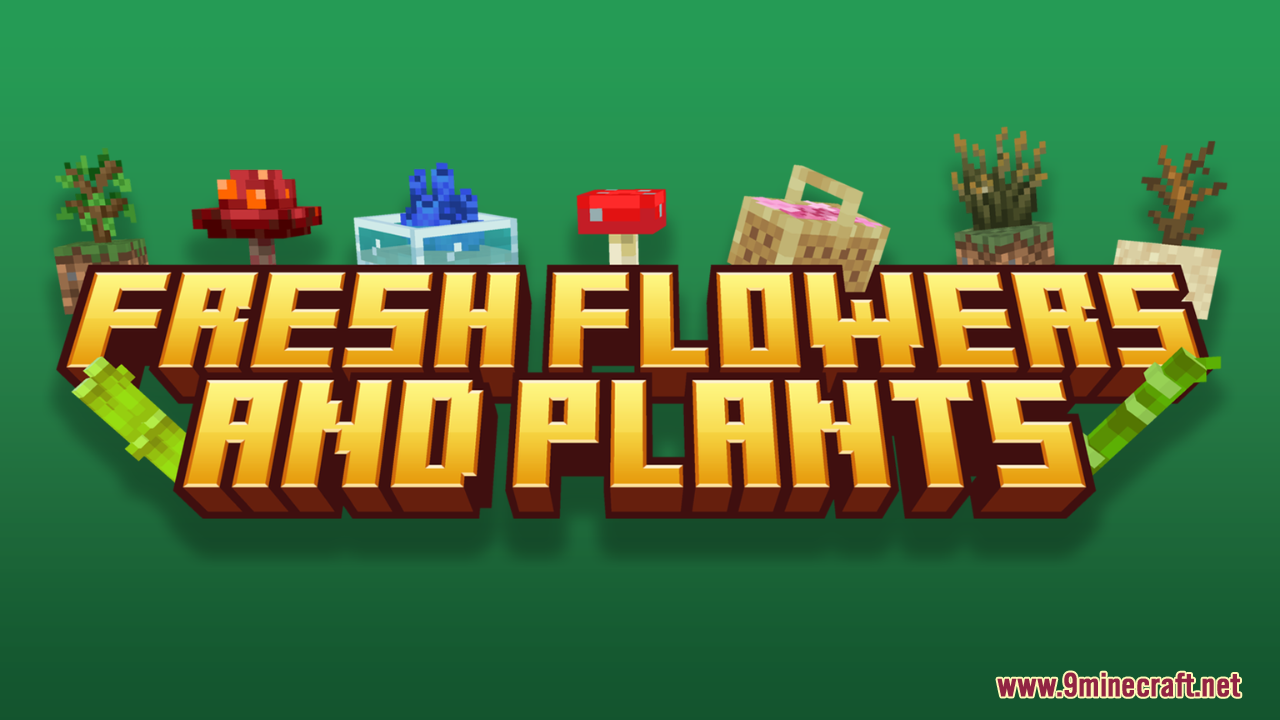 Fresh Flowers And Plants Resource Pack (1.21.11, 1.20.1) – Texture Pack