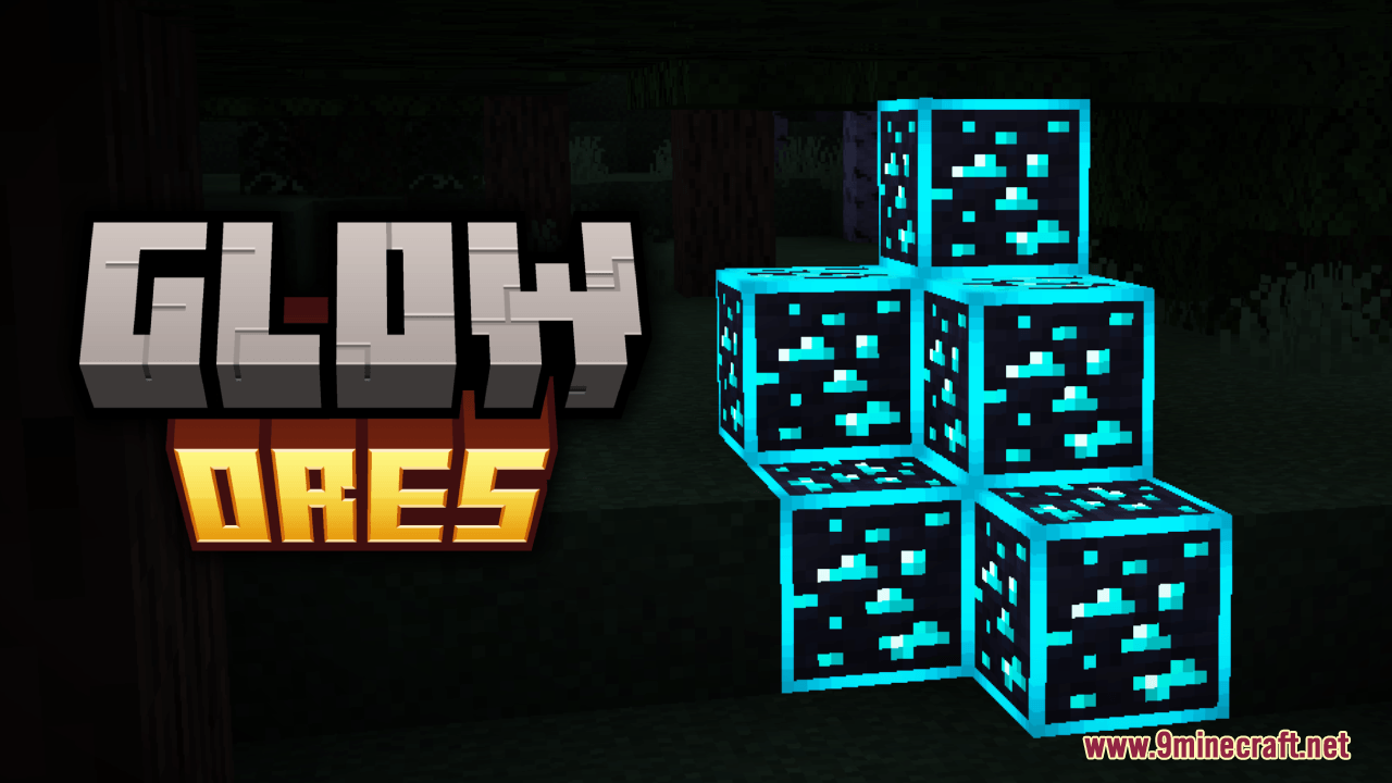 Glow Ores Resource Pack (1.21.11, 1.20.1) – Texture Pack