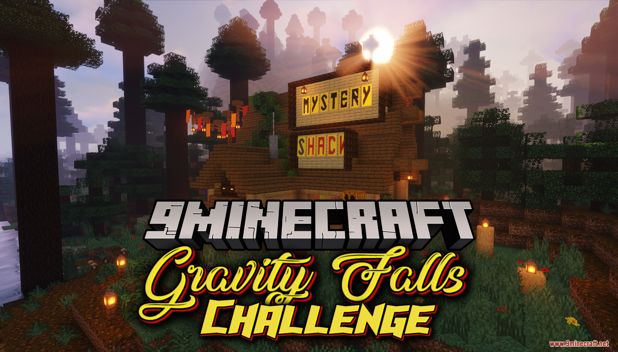 Gravity Falls Challenge Map (1.21.11, 1.20.1) – Collect the Mysteries