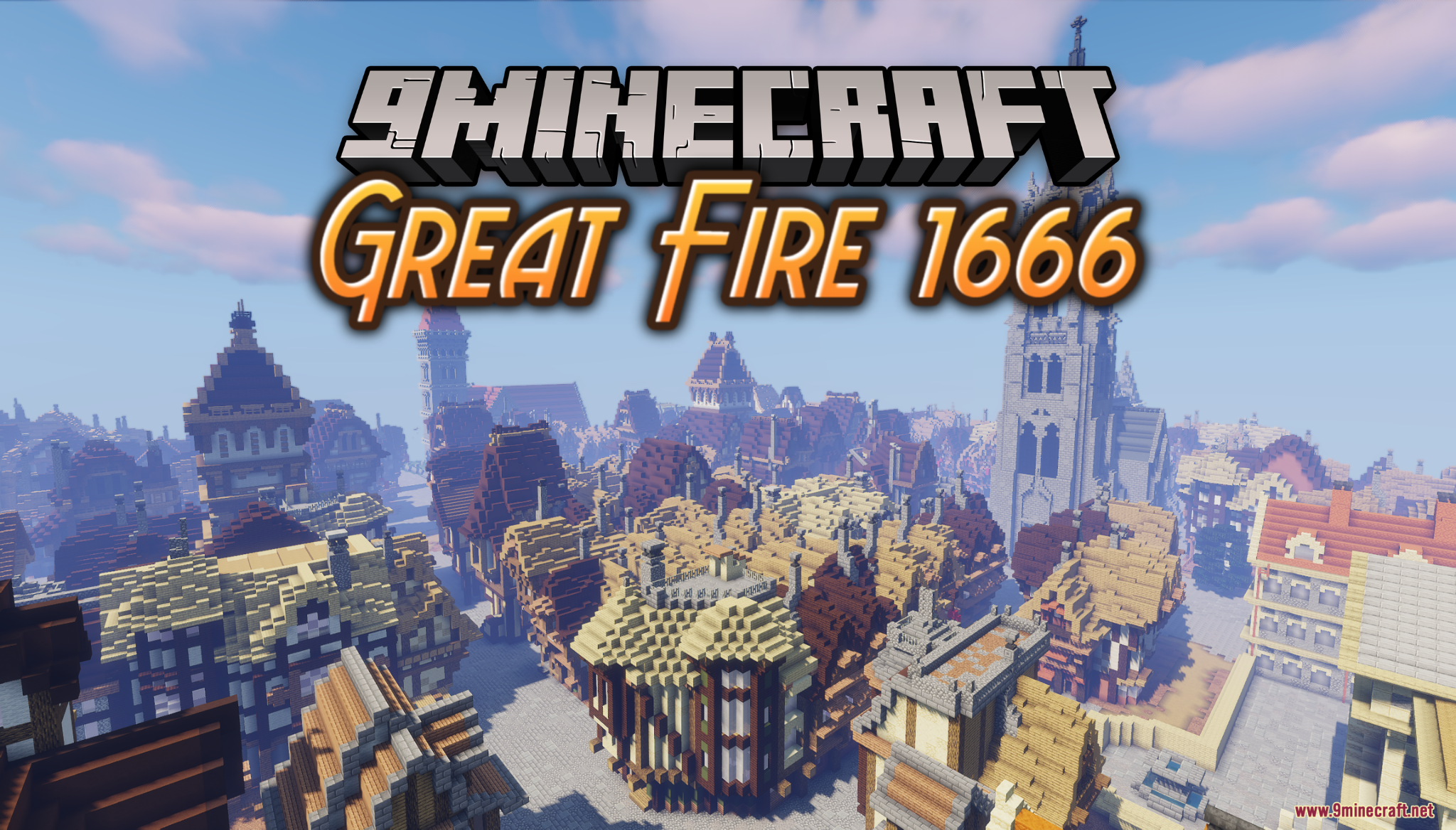 Great Fire 1666 Map (1.21.11, 1.20.1) – Pre-Fire London