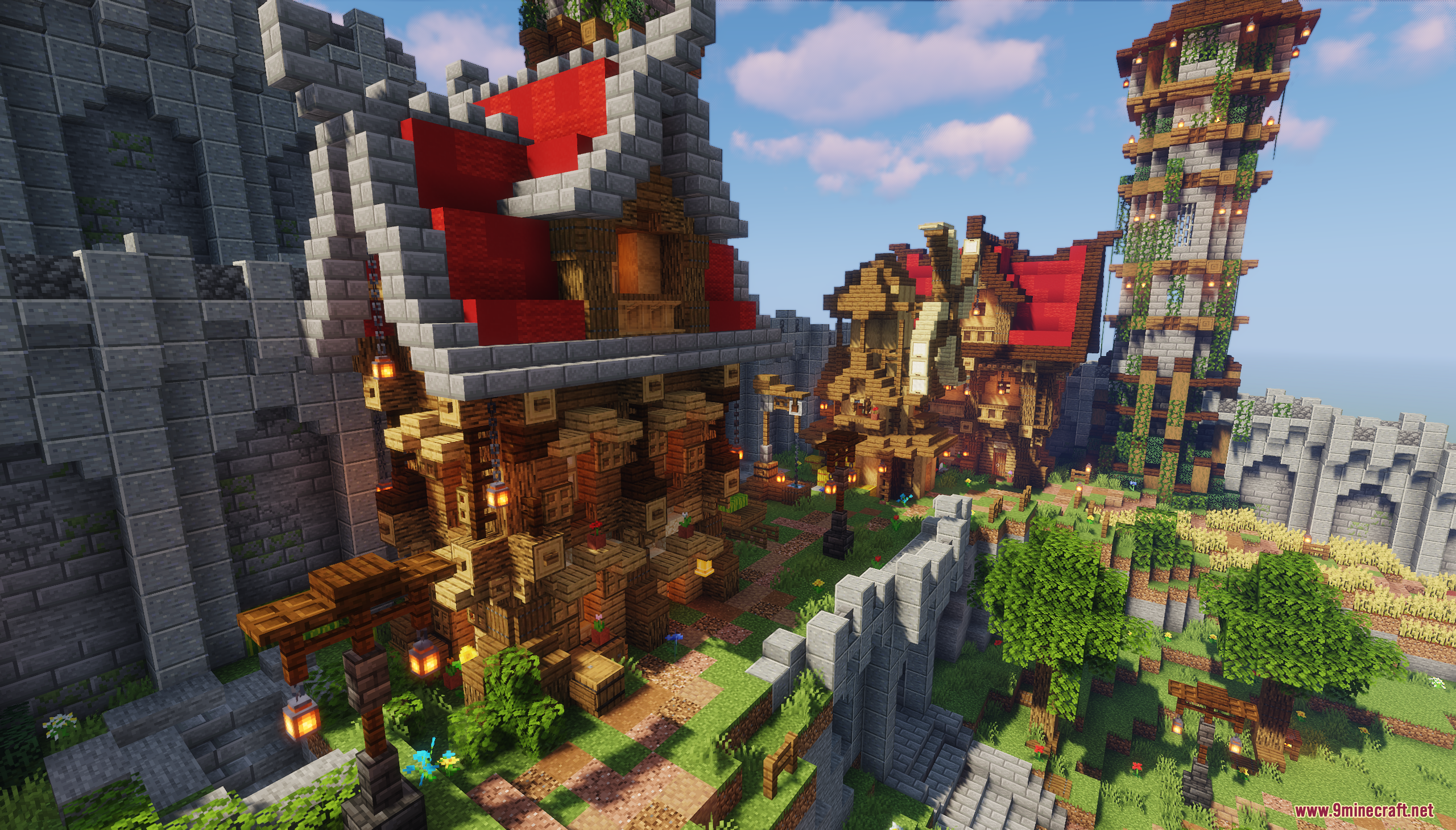 Medieval Castle PvP Arena Map (26.1, 1.20.1) – Royal Clash