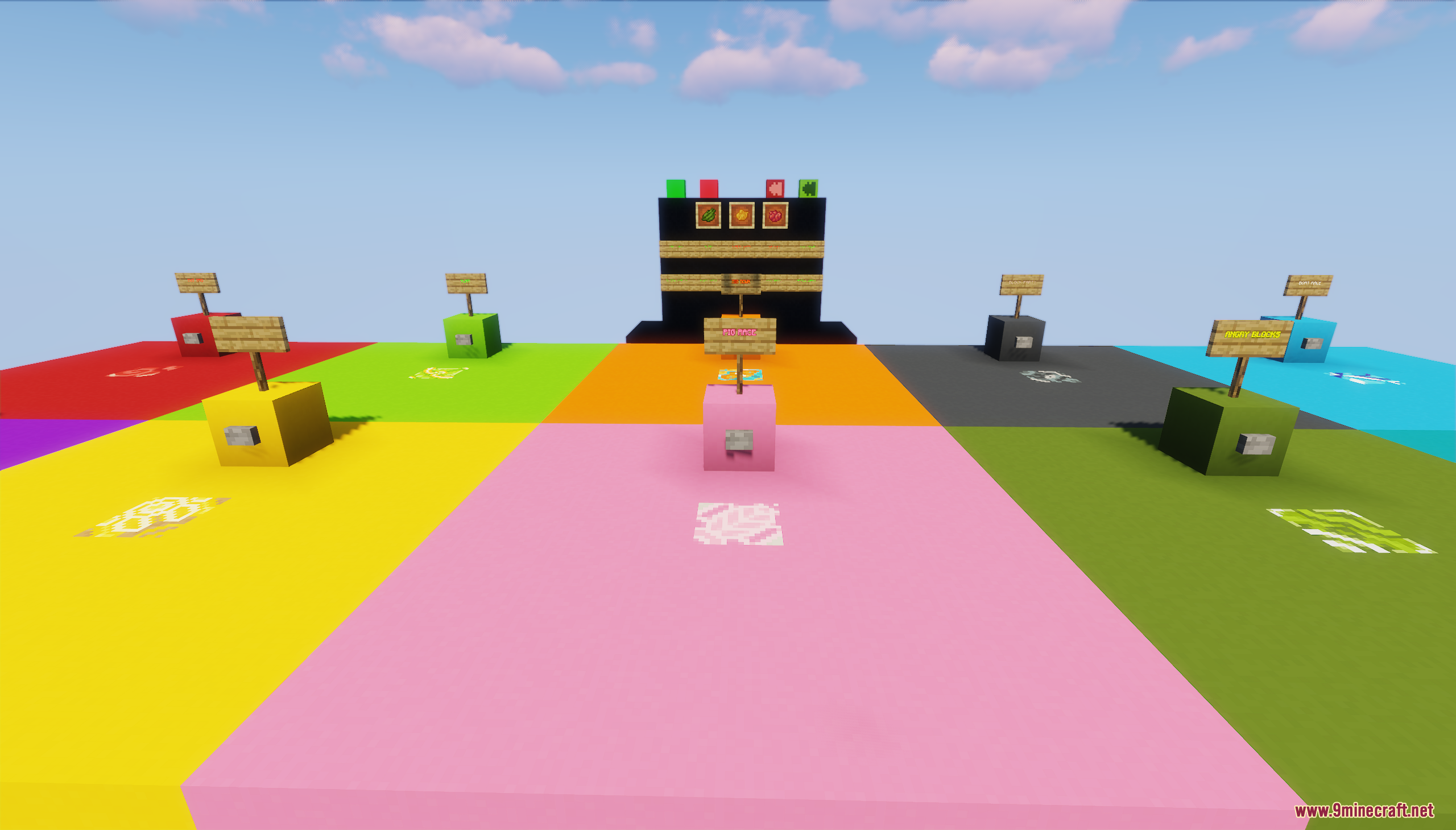 Mineparty Map (1.21.11, 1.20.1) – Ultimate Arcade Party 2 Mineparty screenshots 1