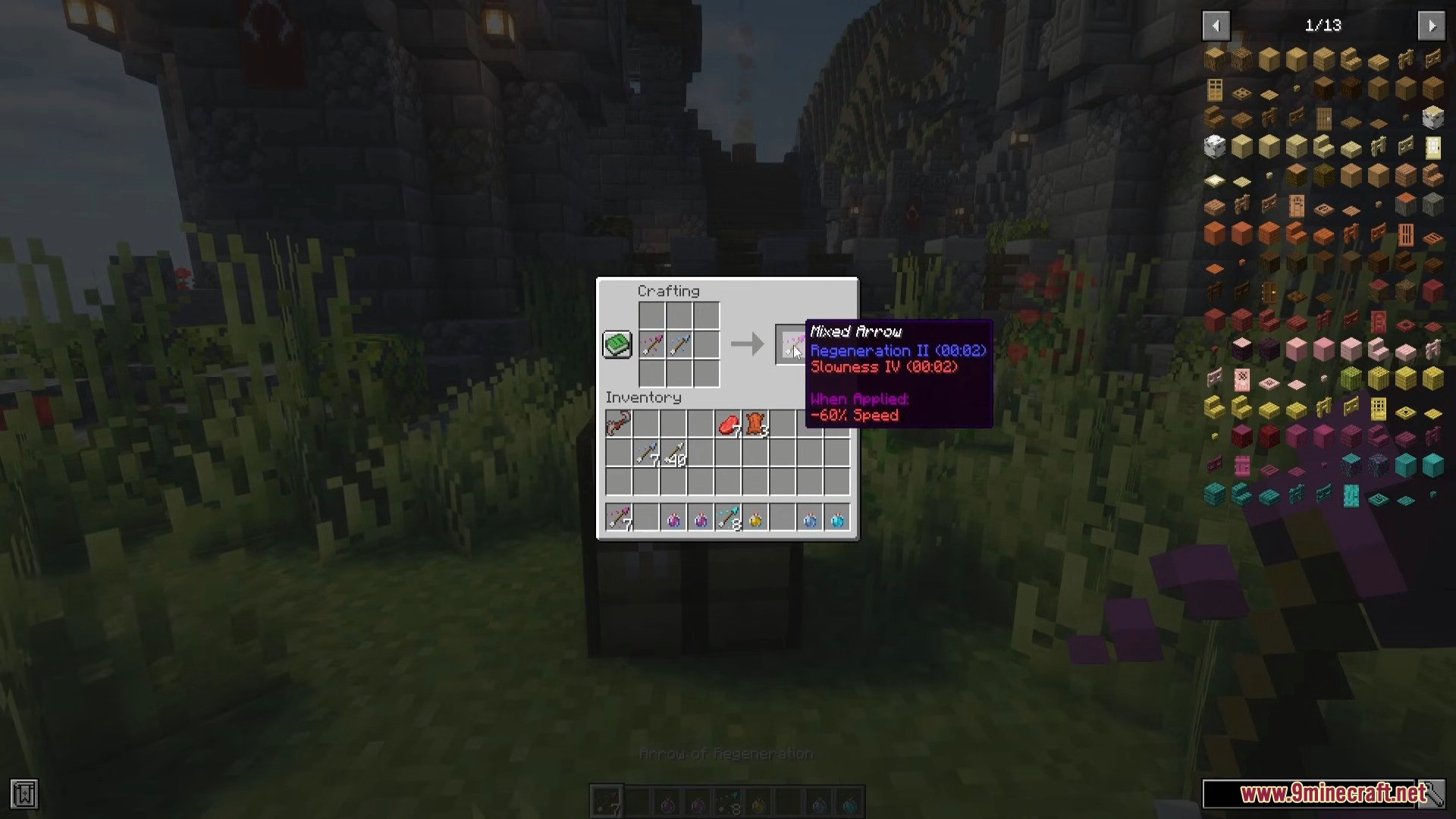Multi Arrow Effects Mod (1.21.1, 1.20.1) – Multiple Effects On One Arrow 6 Multi arrow effects mod screenshots 5
