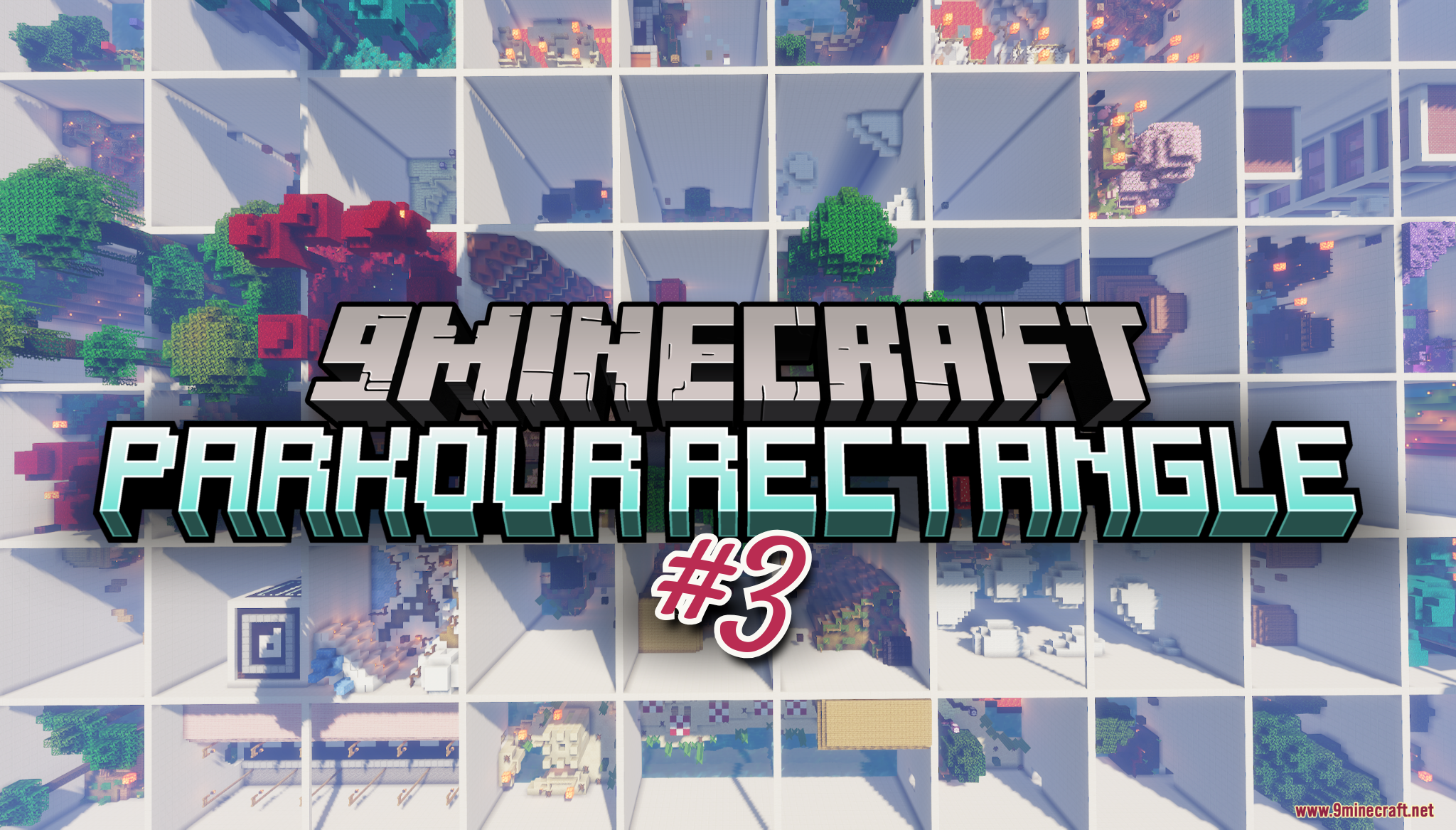 Parkour Rectangle 3 Map (1.21.11, 1.20.1) – Another Multi-Level Fun