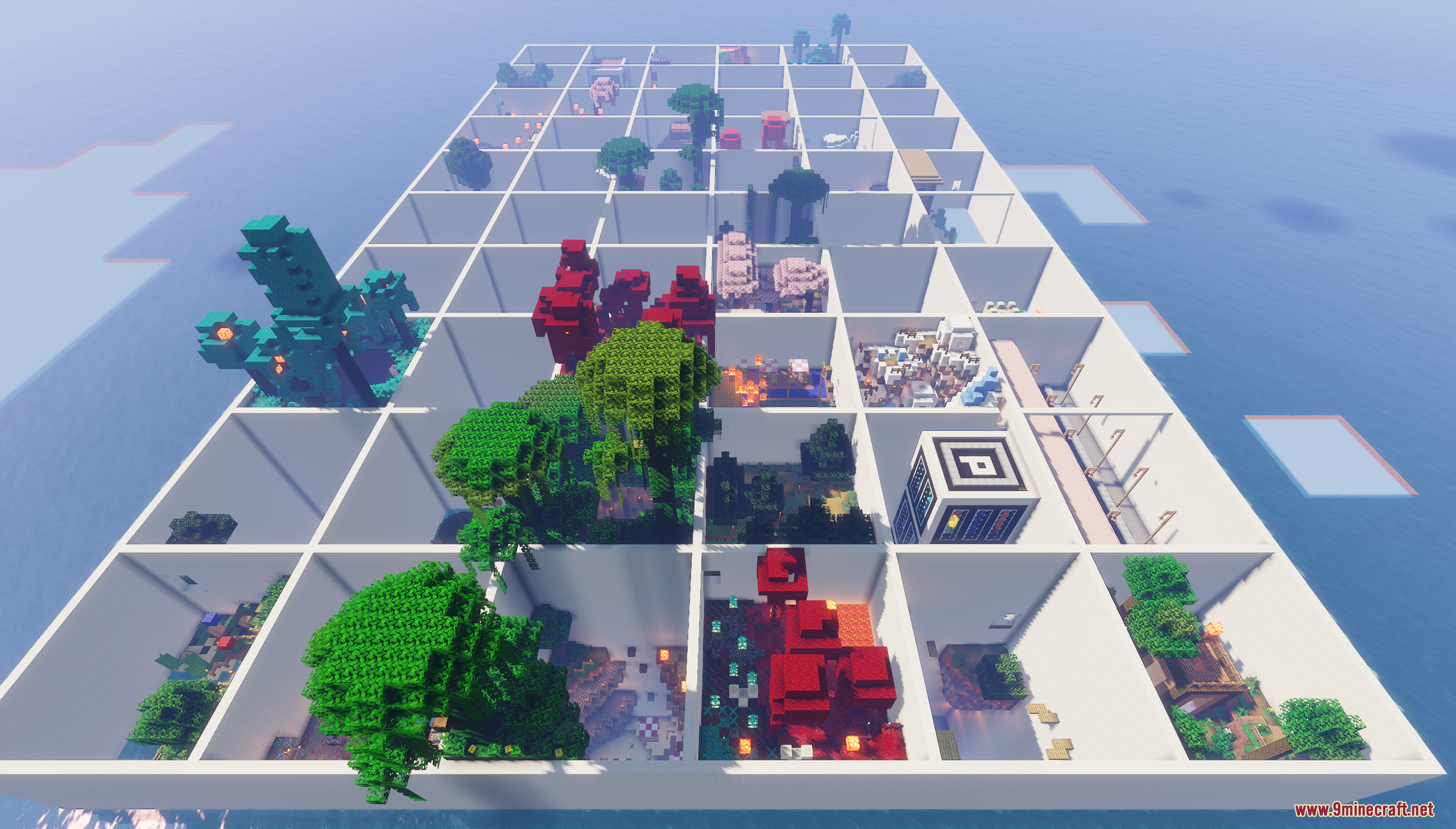 Parkour Rectangle 3 Map (1.21.11, 1.20.1) – Another Multi-Level Fun 4 Parkour rectangle 3 screenshots 3