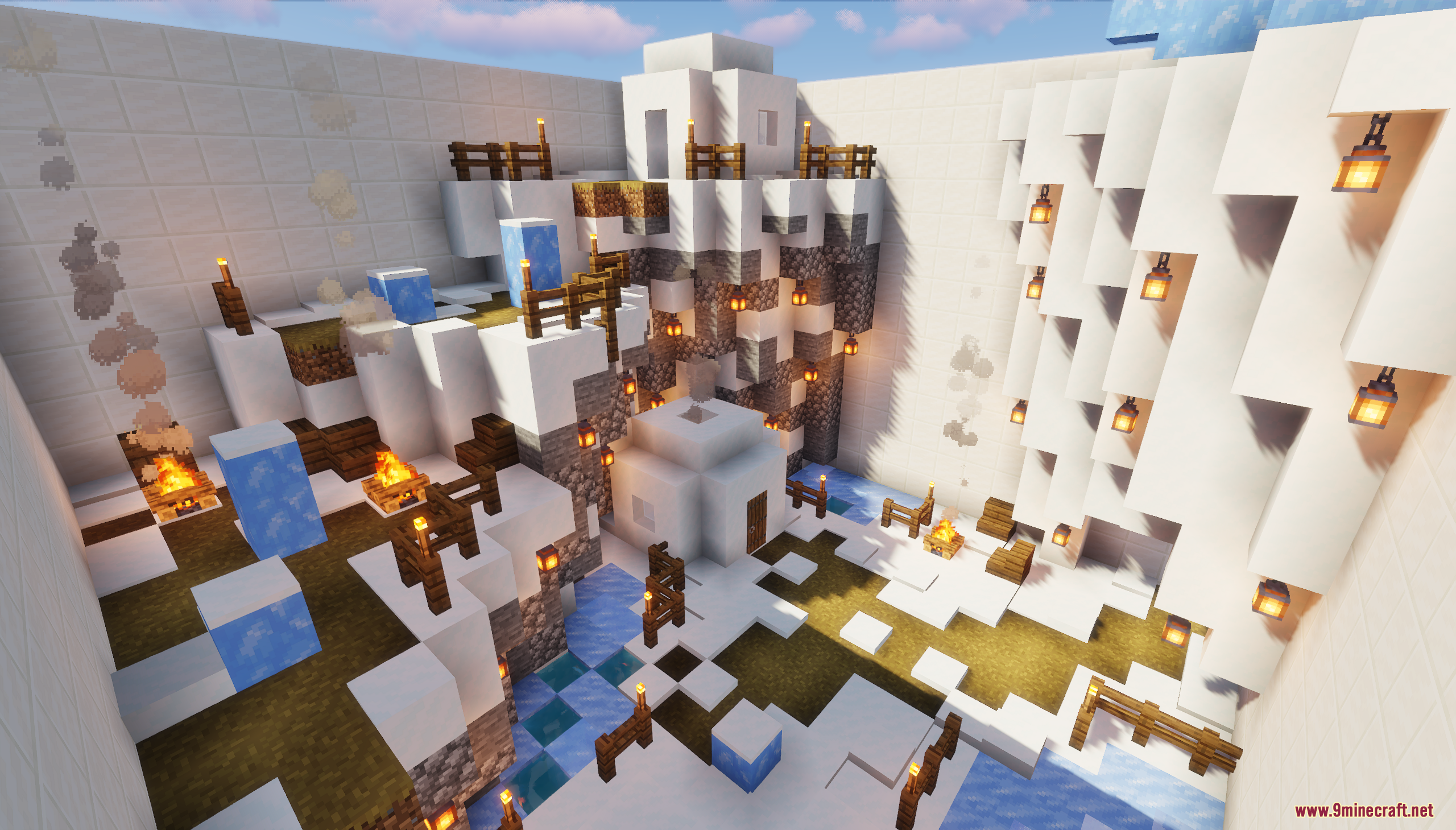 Parkour Rectangle 3 Map (1.21.11, 1.20.1) – Another Multi-Level Fun 6 Parkour rectangle 3 screenshots 5