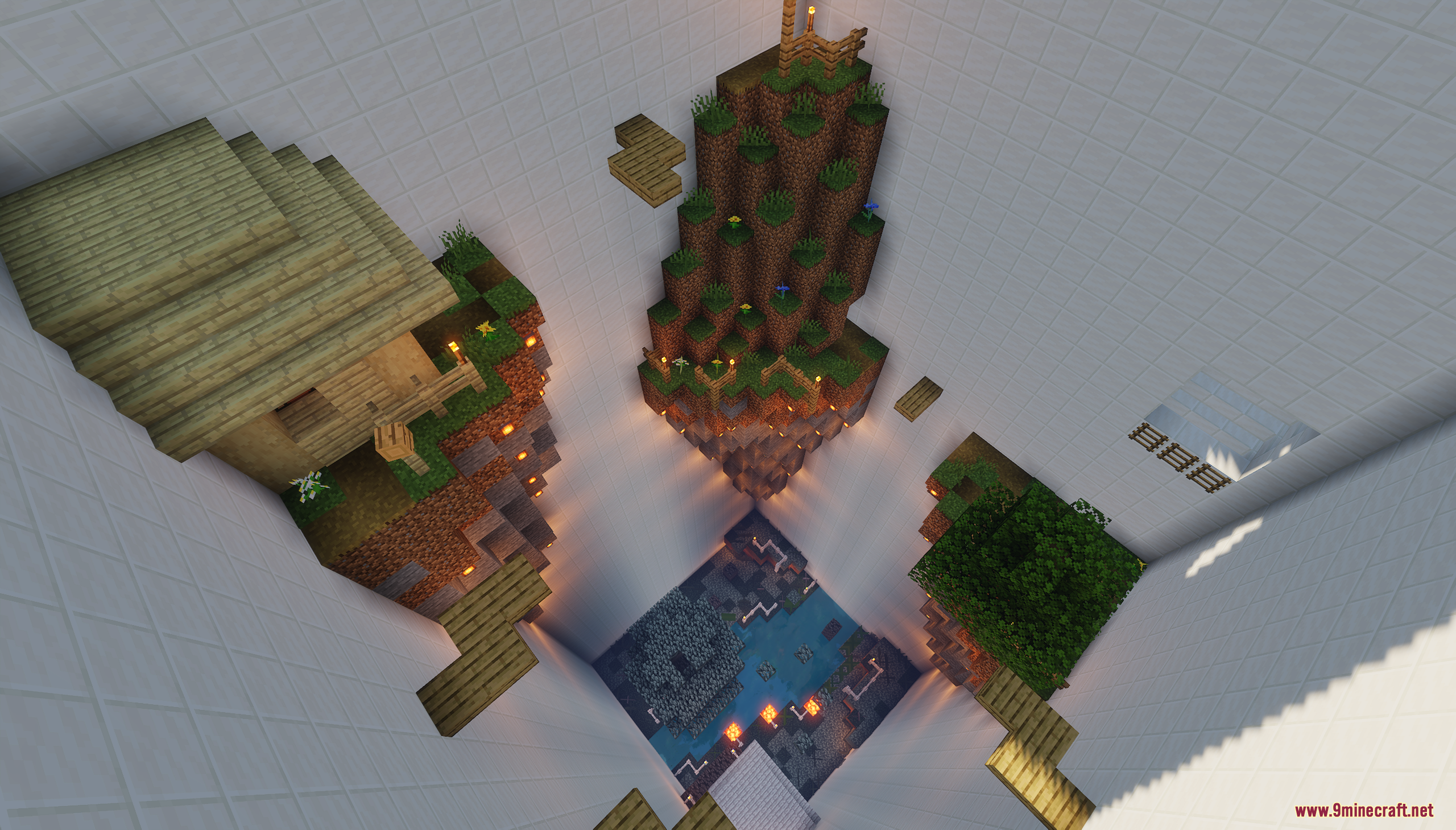Parkour Rectangle 3 Map (1.21.11, 1.20.1) – Another Multi-Level Fun 7 Parkour rectangle 3 screenshots 6
