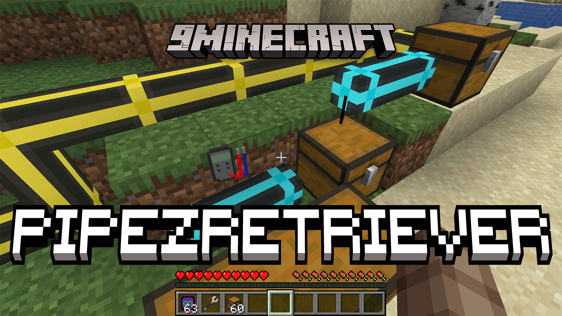 PipezRetriever Mod (1.21.1, 1.21) – Pipes Mode