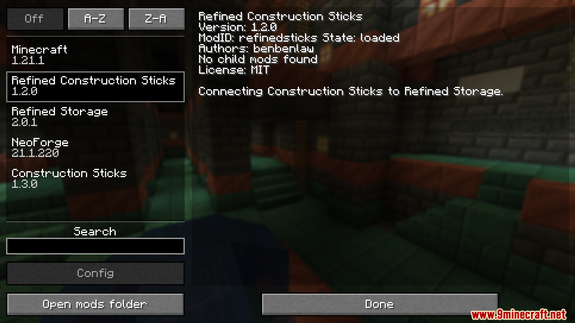 Refined construction sticks mod screenshots