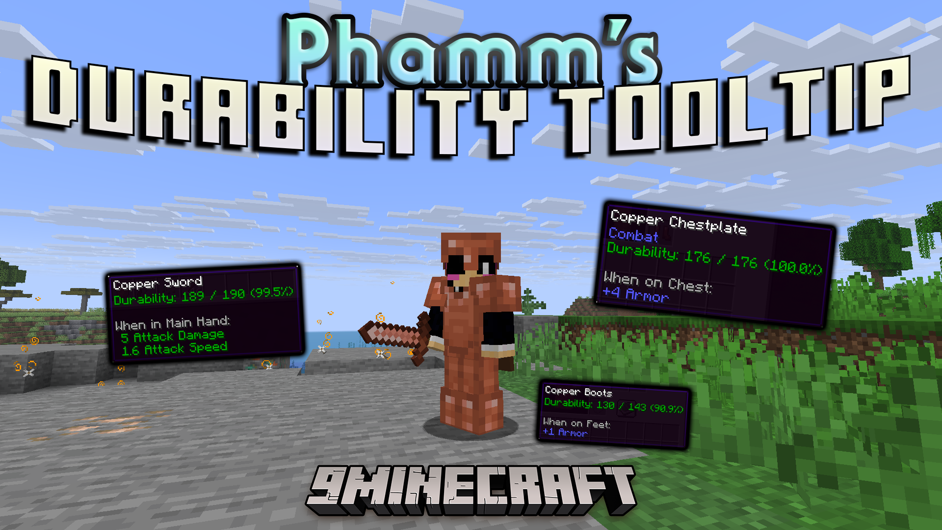 Phamms Durability Tooltip Mod (1.21.10) – Tooltip Durability Display
