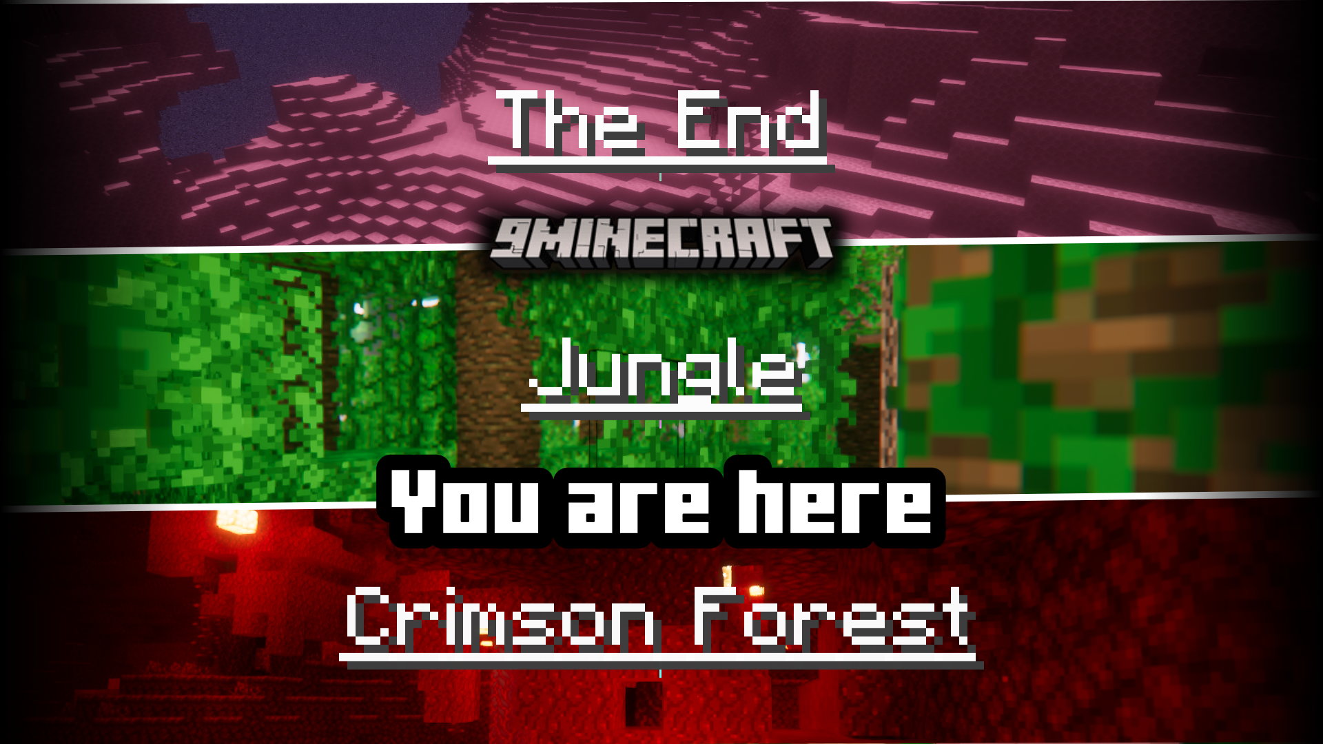 You Are Here Mod (1.21.11, 1.20.1) – Shows Title Overlays Upon Entering ...