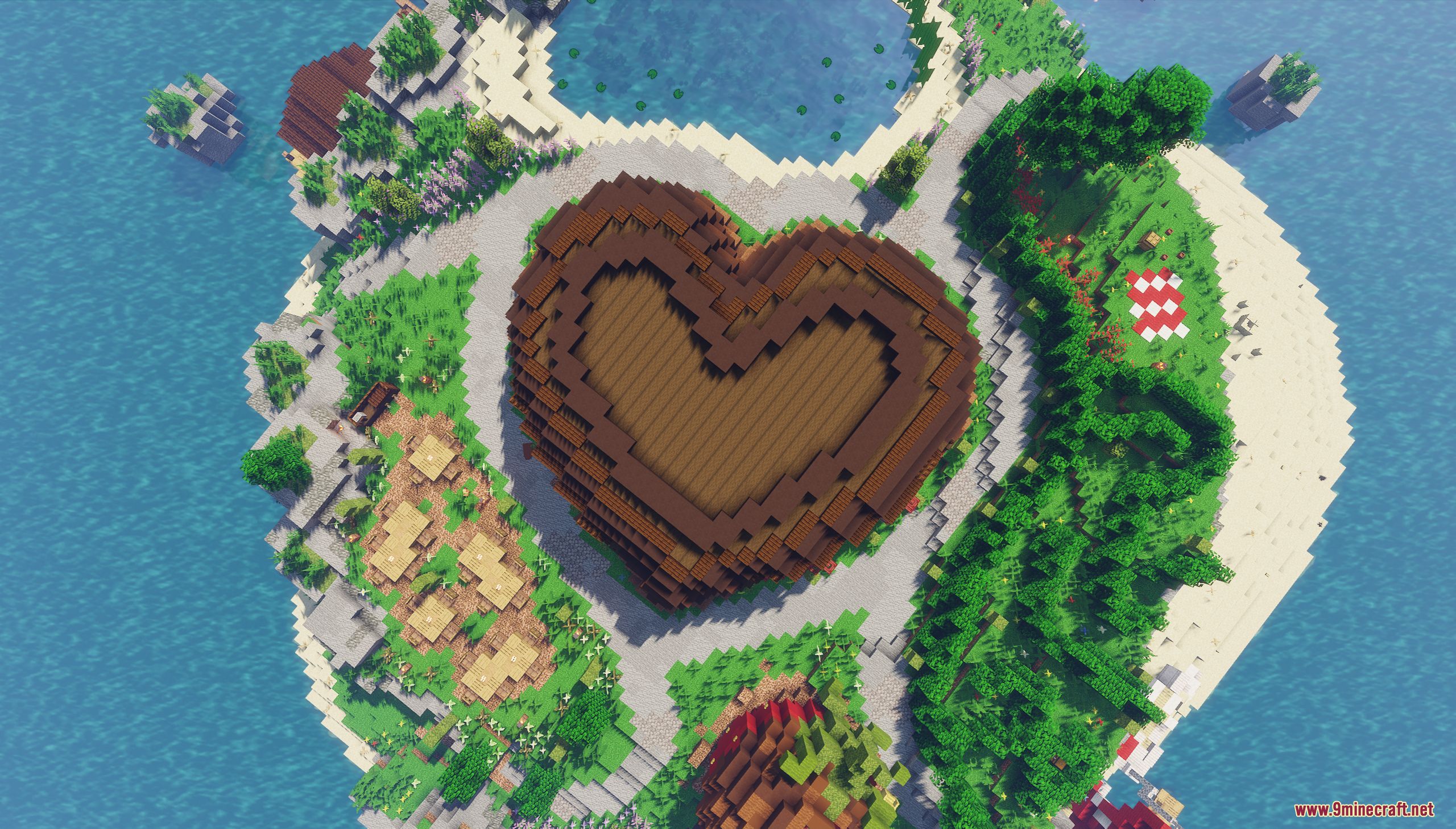 Valentine’s Island Map (1.21.11, 1.20.1) – Lovers’ Retreat 4 Valentines island screenshots 3