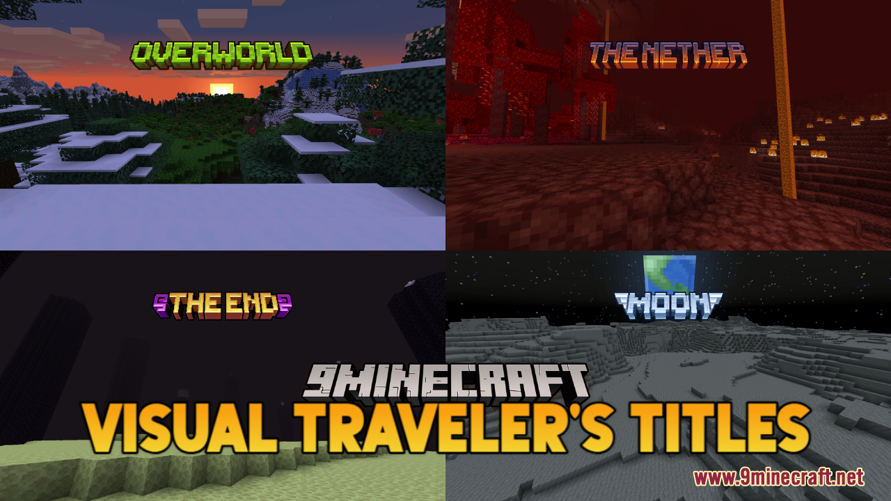 Visual Traveler’s Titles Resource Pack (1.21.11, 1.20.1) – Texture Pack