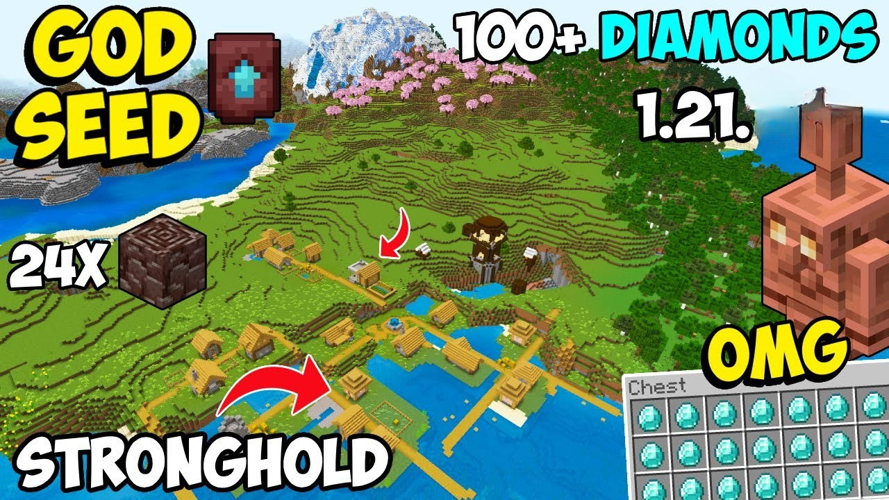 3 Ultimate God Seeds For Minecraft (1.21.11, 1.21.1) – Bedrock Edition