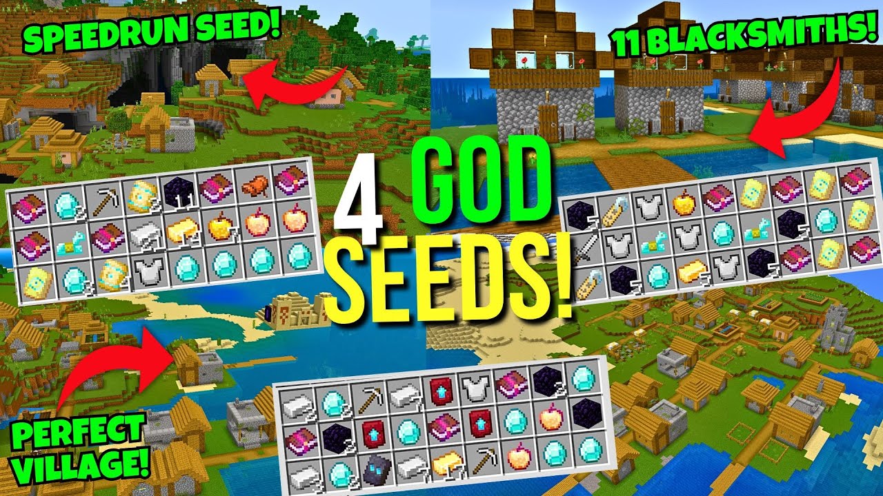 4 New God Seeds For Minecraft (1.21.11, 1.21.1) – Bedrock Edition