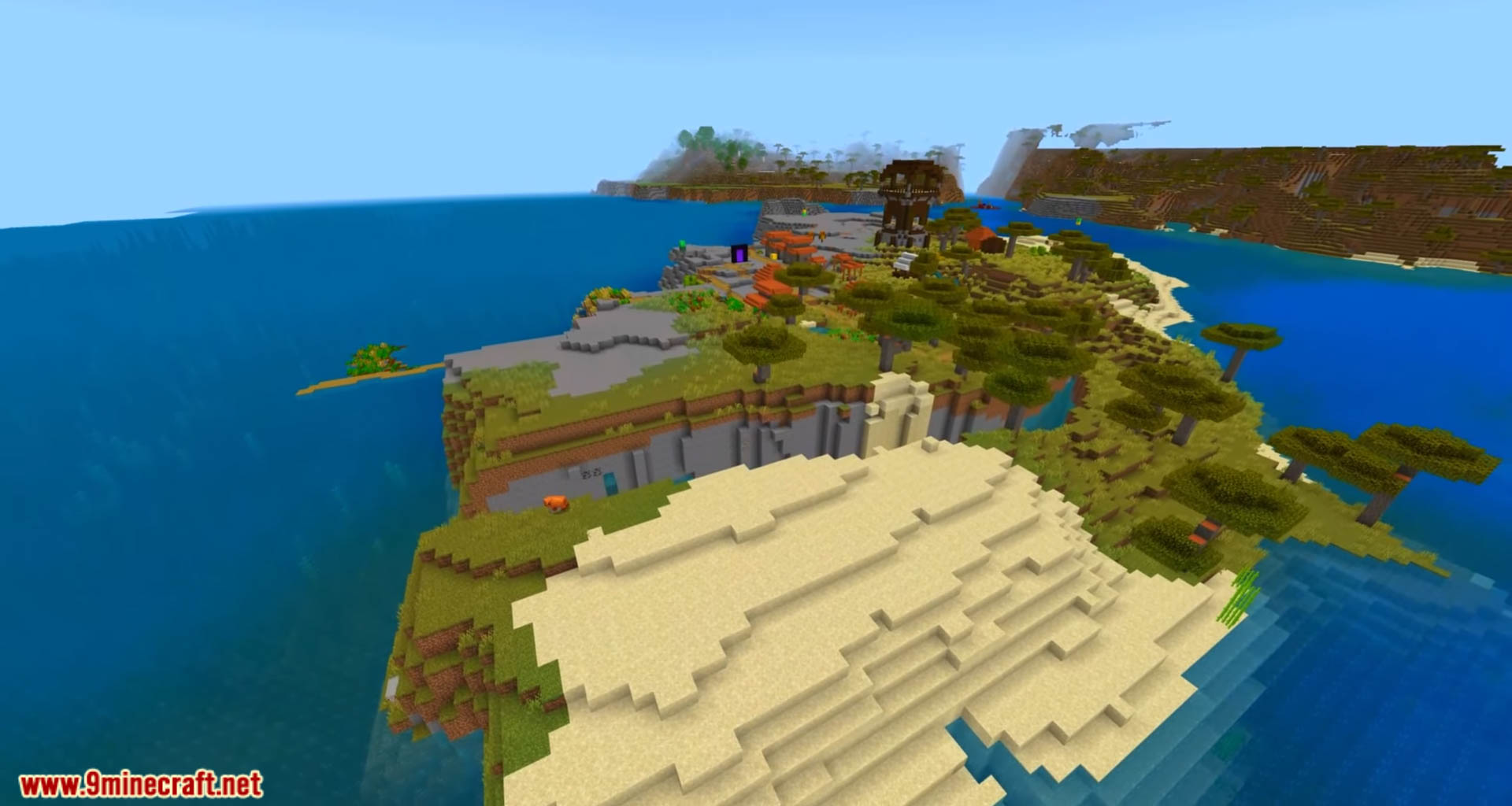 4 New Insane Seeds For Minecraft (26.1.2, 1.21.1) – Java, Bedrock Edition 2 4 new insane seeds for minecraft screenshots
