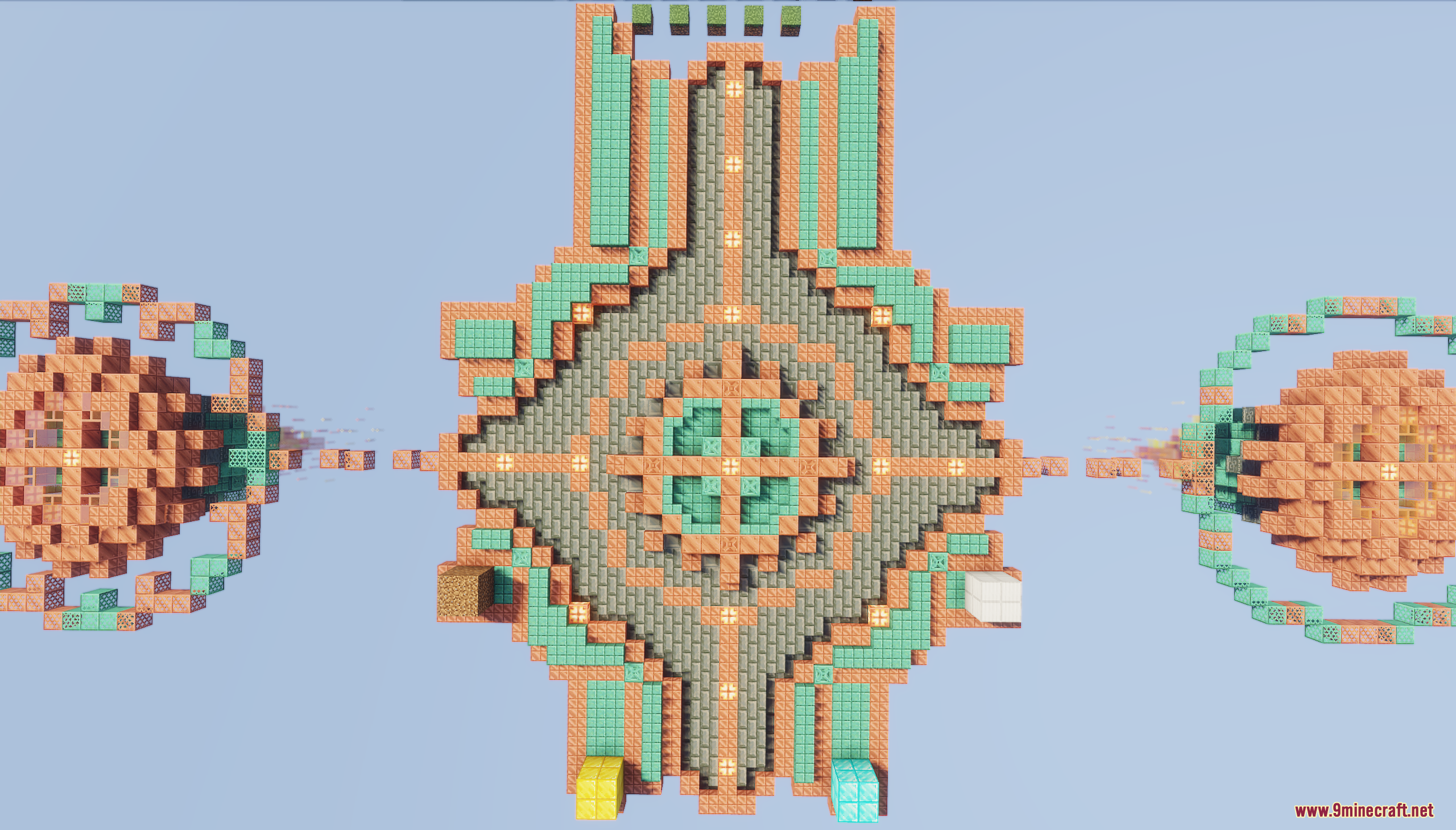 Acrotech Map (26.1.2, 1.20.1) – Build, Battle, Race 2 Acrotech screenshots 1