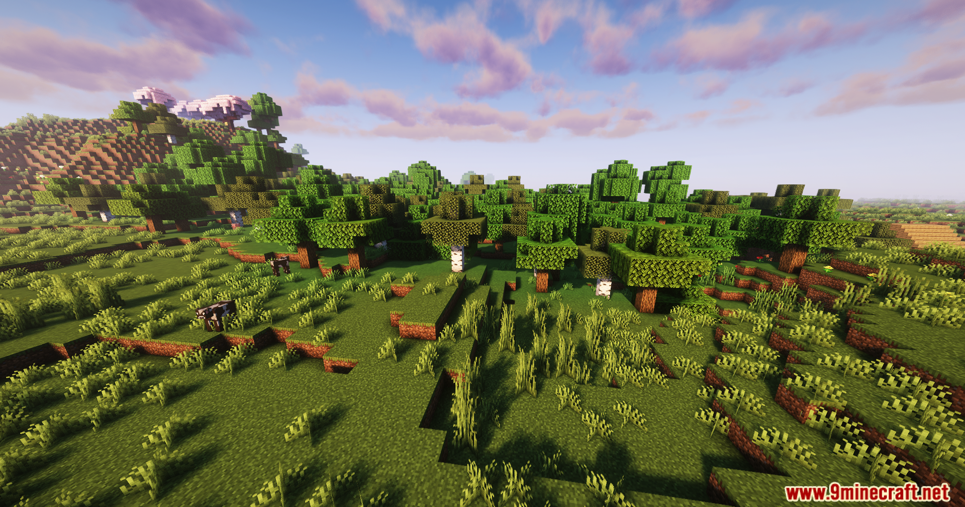 Astral Core Shaders (26.1.2, 1.20.1) – Soft Pink Clouds And Water 3 Astral core shaders screenshots 2