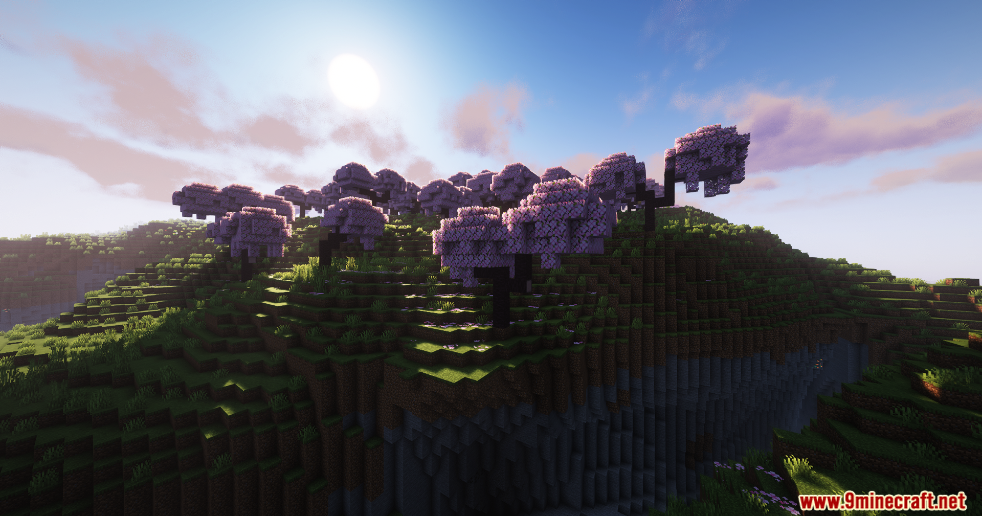Astral Core Shaders (26.1.2, 1.20.1) – Soft Pink Clouds And Water 7 Astral core shaders screenshots 6