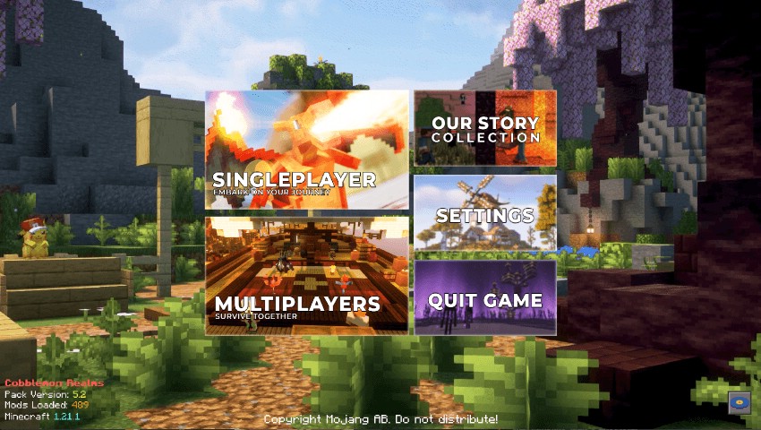 Cobblemon Realms Modpack (1.21.1) – 1050+ Pokémon, 1000+ Quests 2 Cobblemon realms modpack screenshots 1