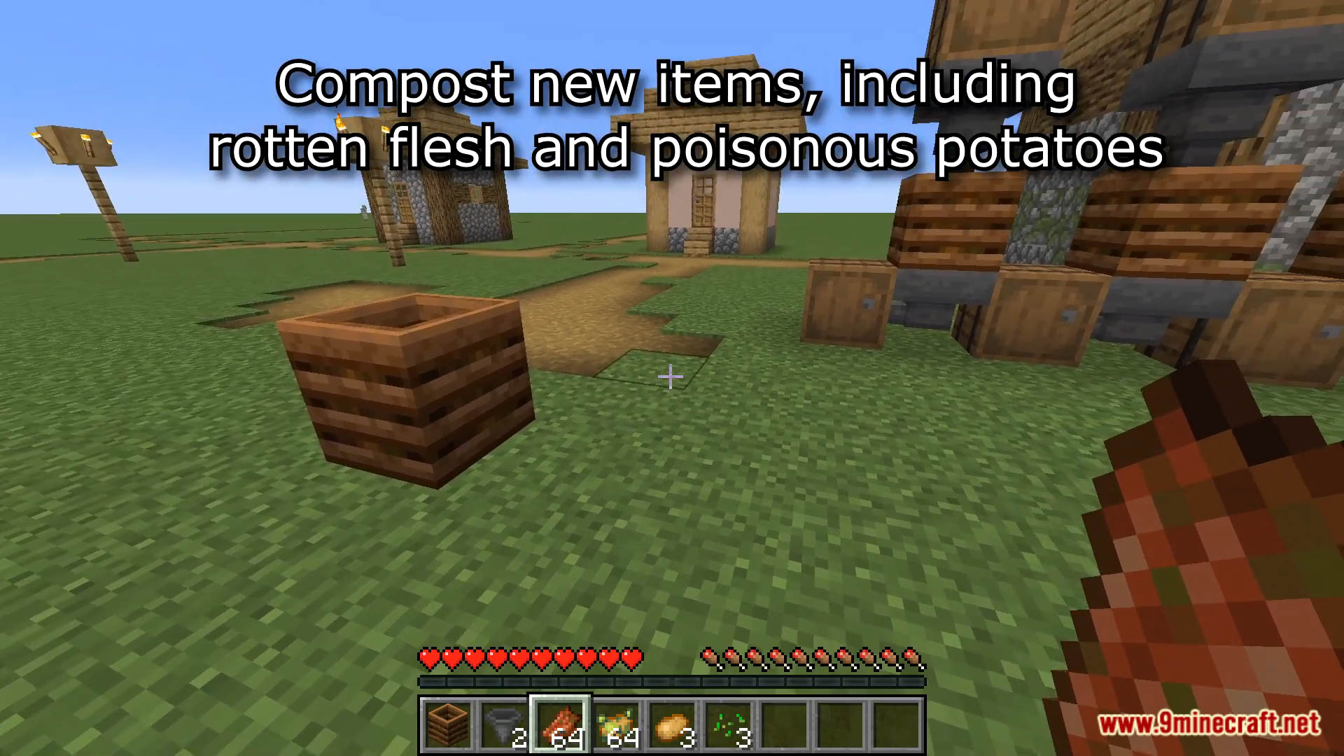 More Compostable Items Data Pack (26.1.2, 1.21.1) – Compost Anything In Minecraft 2 Compost anything in minecraft screenshot