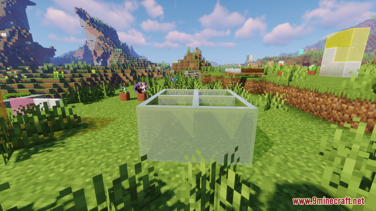 Connected Glasses Resource Pack (1.21.11, 1.20.1) – Texture Pack 4 Connected glasses screenshots 3