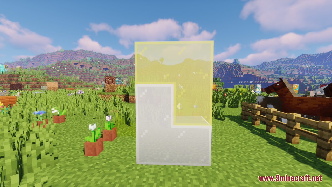 Connected Glasses Resource Pack (1.21.11, 1.20.1) – Texture Pack 5 Connected glasses screenshots 4