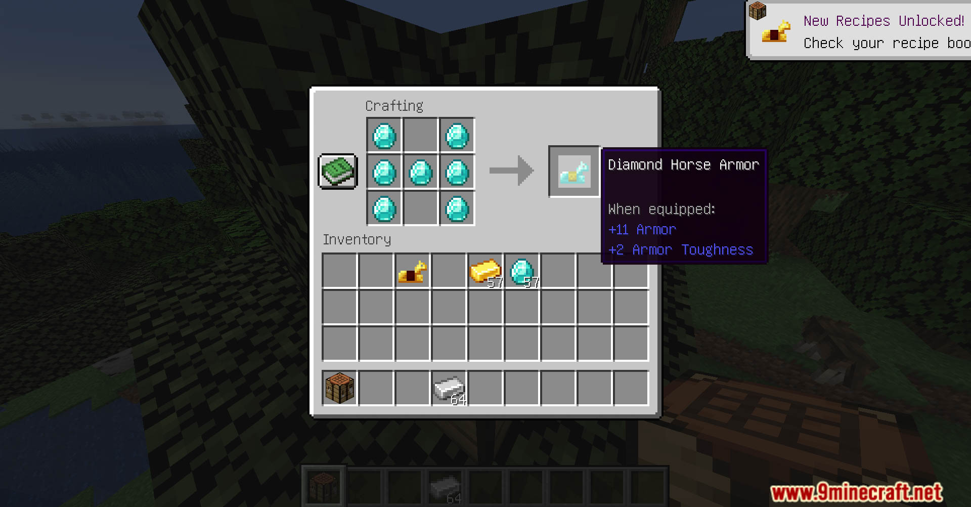 Craftable horse armor data pack screenshots 5