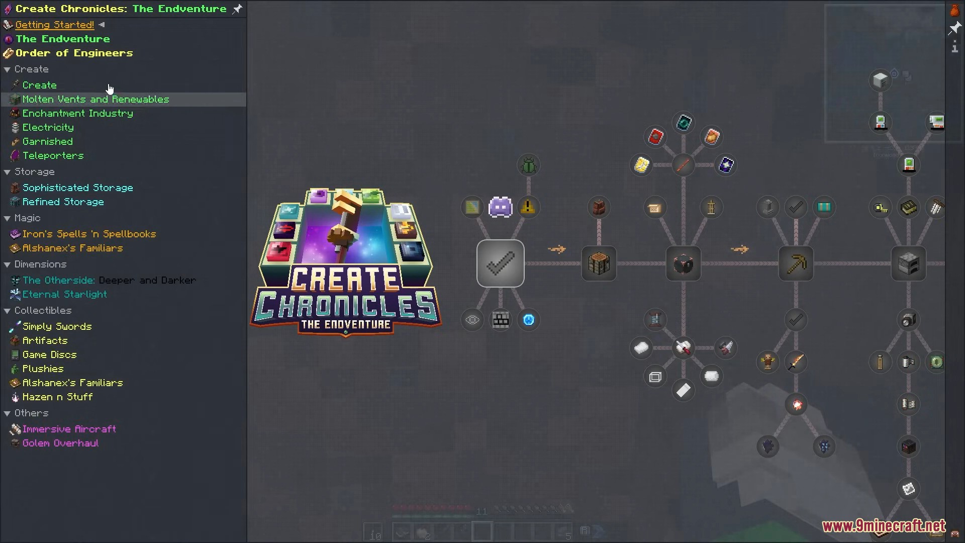 Create Chronicles The Endventure Modpack (1.21.1) – Cozy Create Adventure