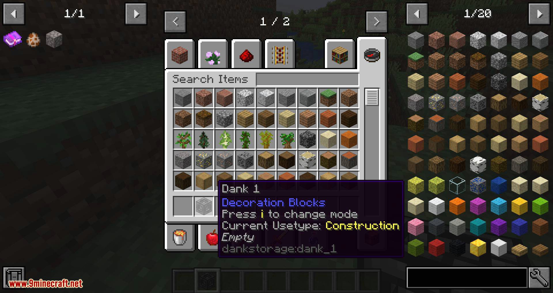 Dank Storage Mod (26.1.1, 1.20.1) – Compact Portable Storage 5 Dank storage mod for minecraft 01