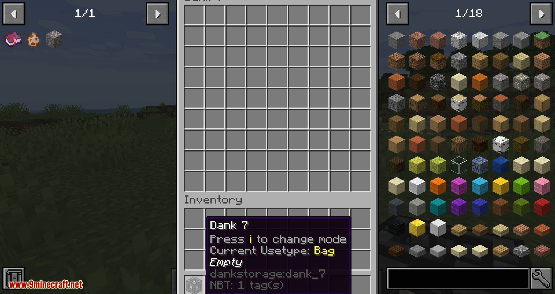 Dank Storage Mod (26.1.1, 1.20.1) – Compact Portable Storage 13 Dank storage mod for minecraft 09