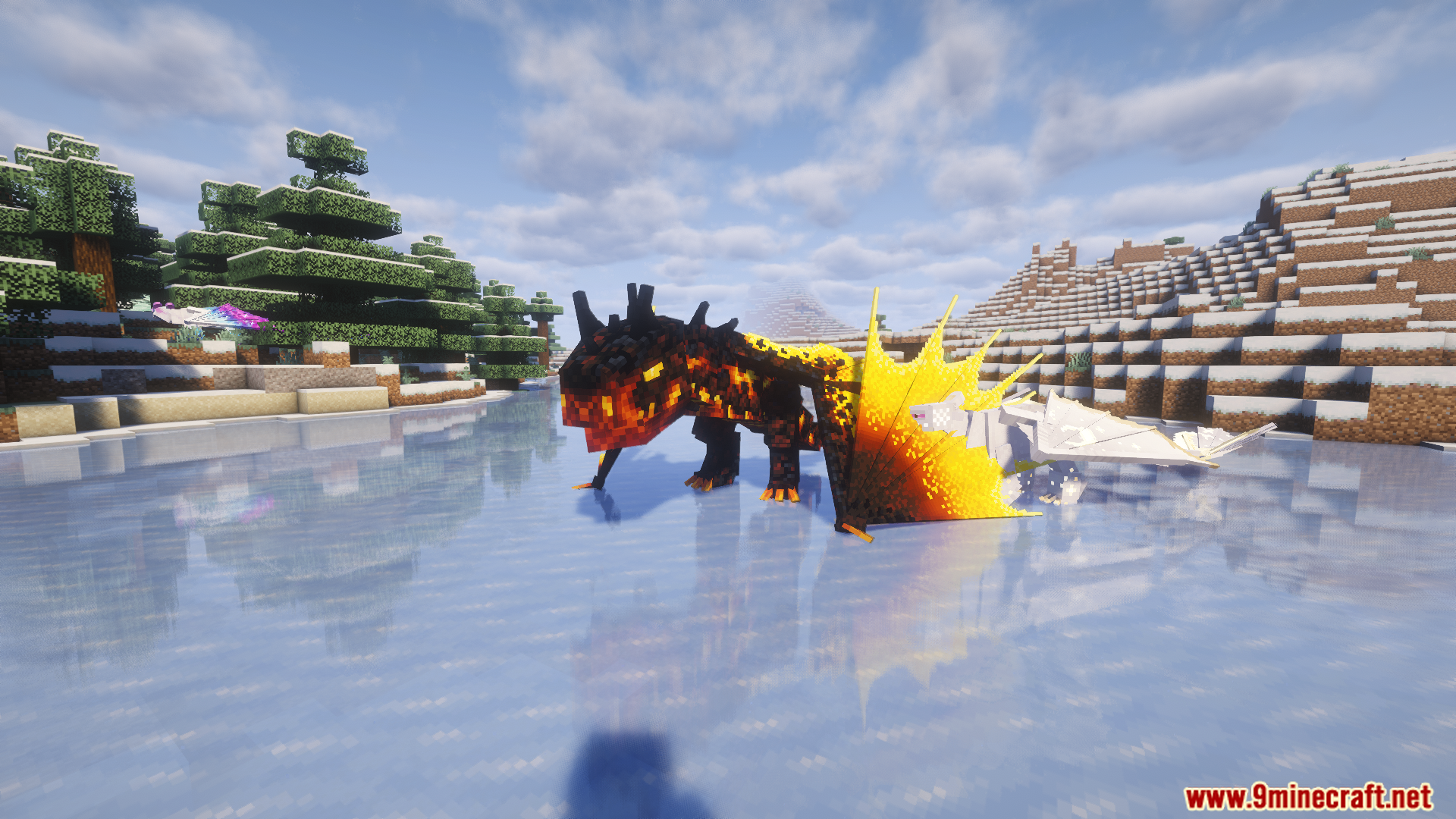 Dragons Of The Cosmos Mod (1.18.2) – Tame And Ride Cosmic Dragon Variants