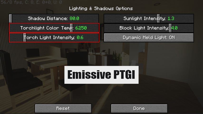 Emissive Shaders (26.1.2, 1.20.1) – Hrr, Ptgi 3 Emissive shaders settings 2