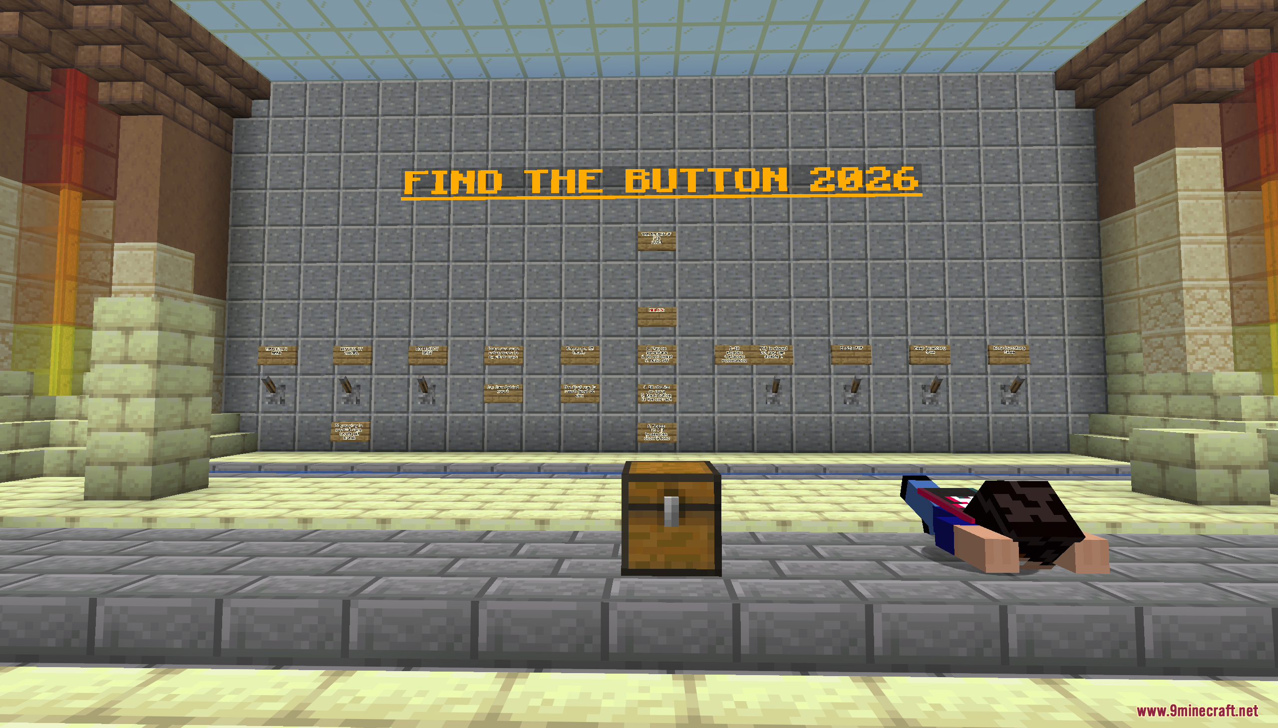 Find The Button 2026 Map (26.1, 1.20.1) – Have Fun Finding! 2 Find the button 2026 screenshots 1