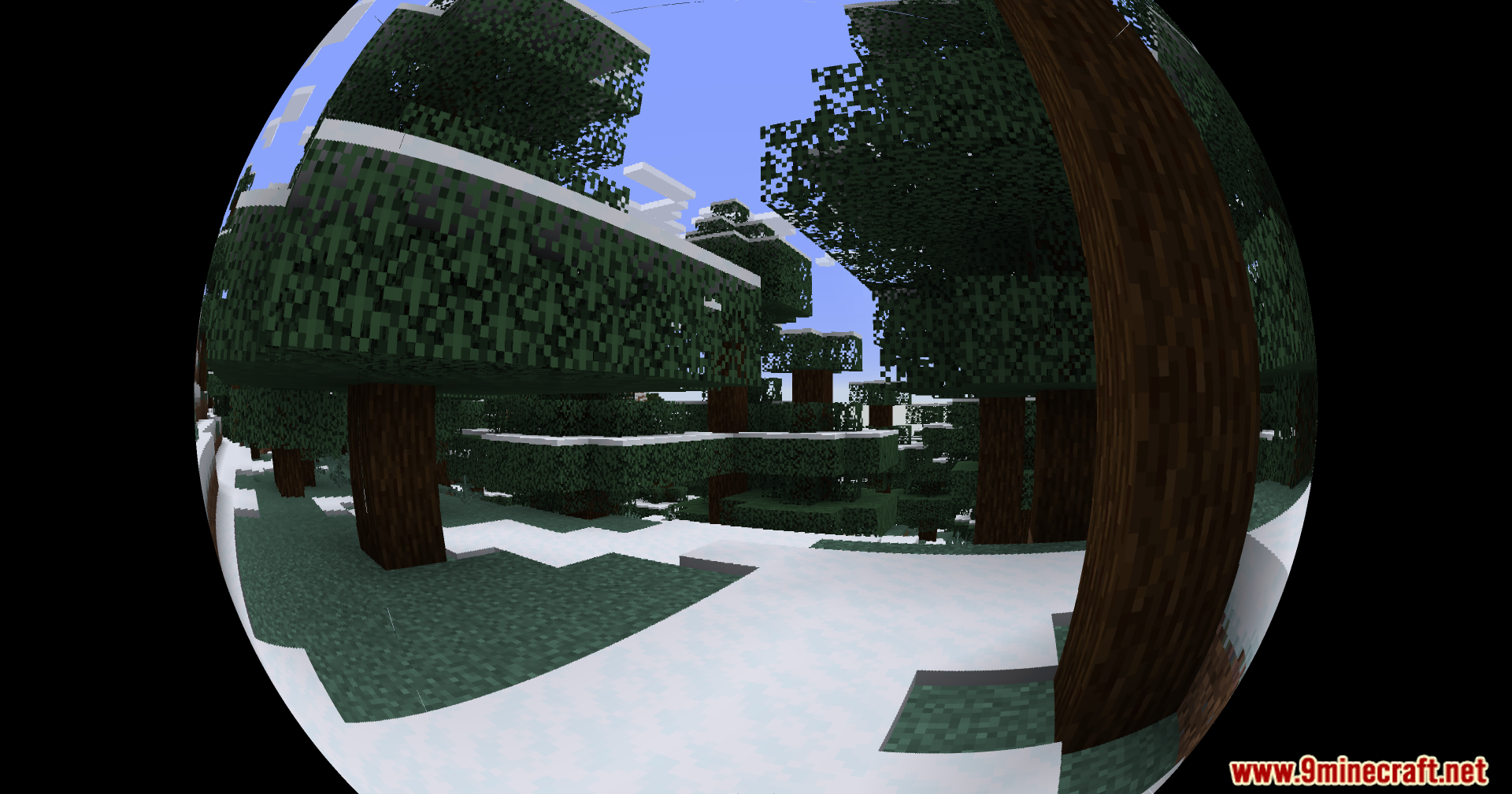Fisheye Shaders (26.1.2, 1.20.1) – Warp Your View 5 Fisheye shaders screenshots 3