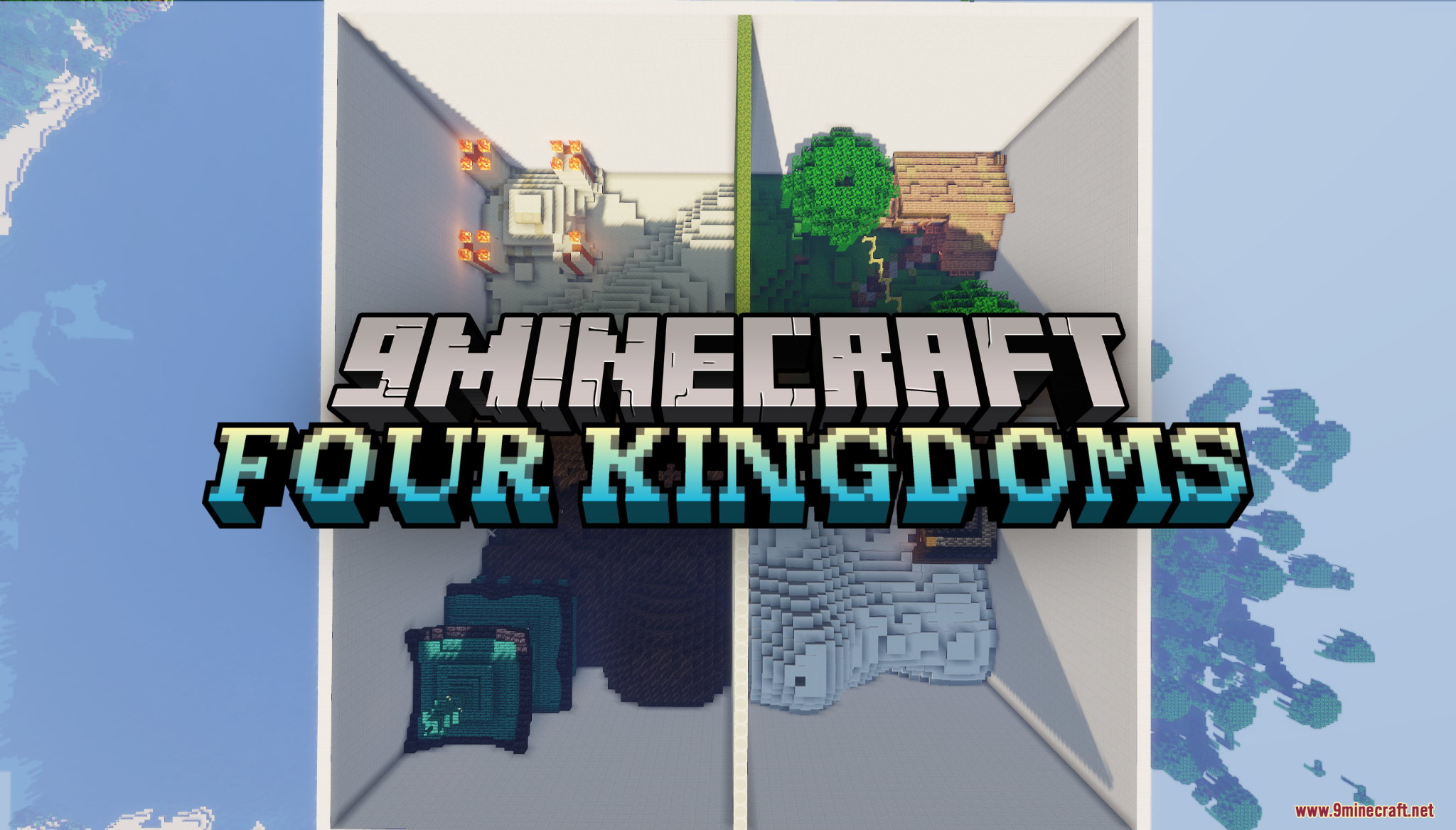 Four Kingdoms Map (26.1.2, 1.20.1) – Unite, Conquer!