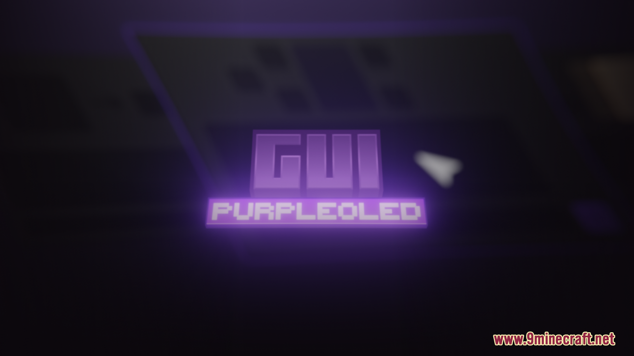GUI PurpleOLED Resource Pack (26.1.2, 1.21.1) – Texture Pack