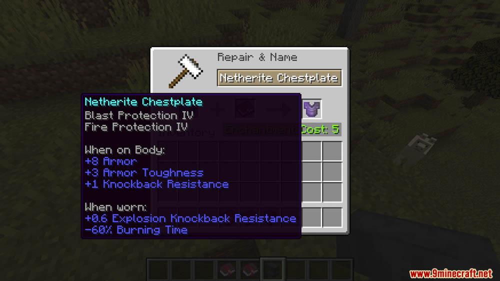 God Armor Back Data Pack (26.1.2, 1.21.1) – Unleash The Ultimate Armor 8 God armor back data pack screenshot 7