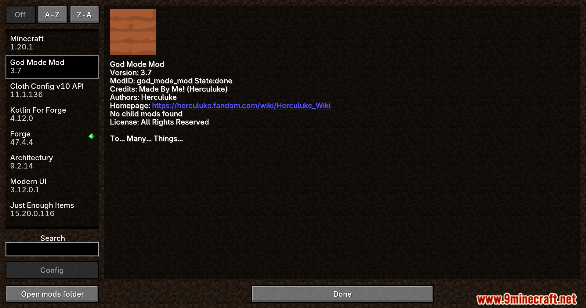 God mode mod screenshots 1
