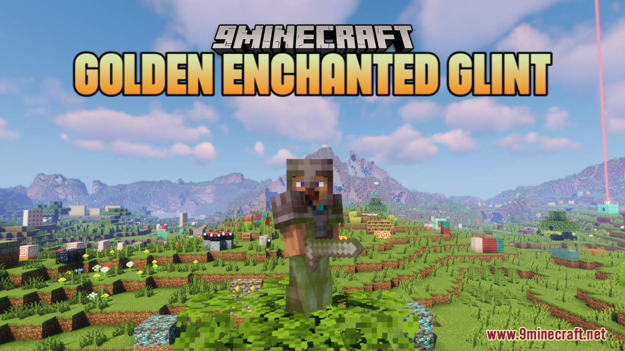 Golden Enchanted Glint Resource Pack (26.1.2, 1.21.1) – Changes Enchantment Glow to Gold
