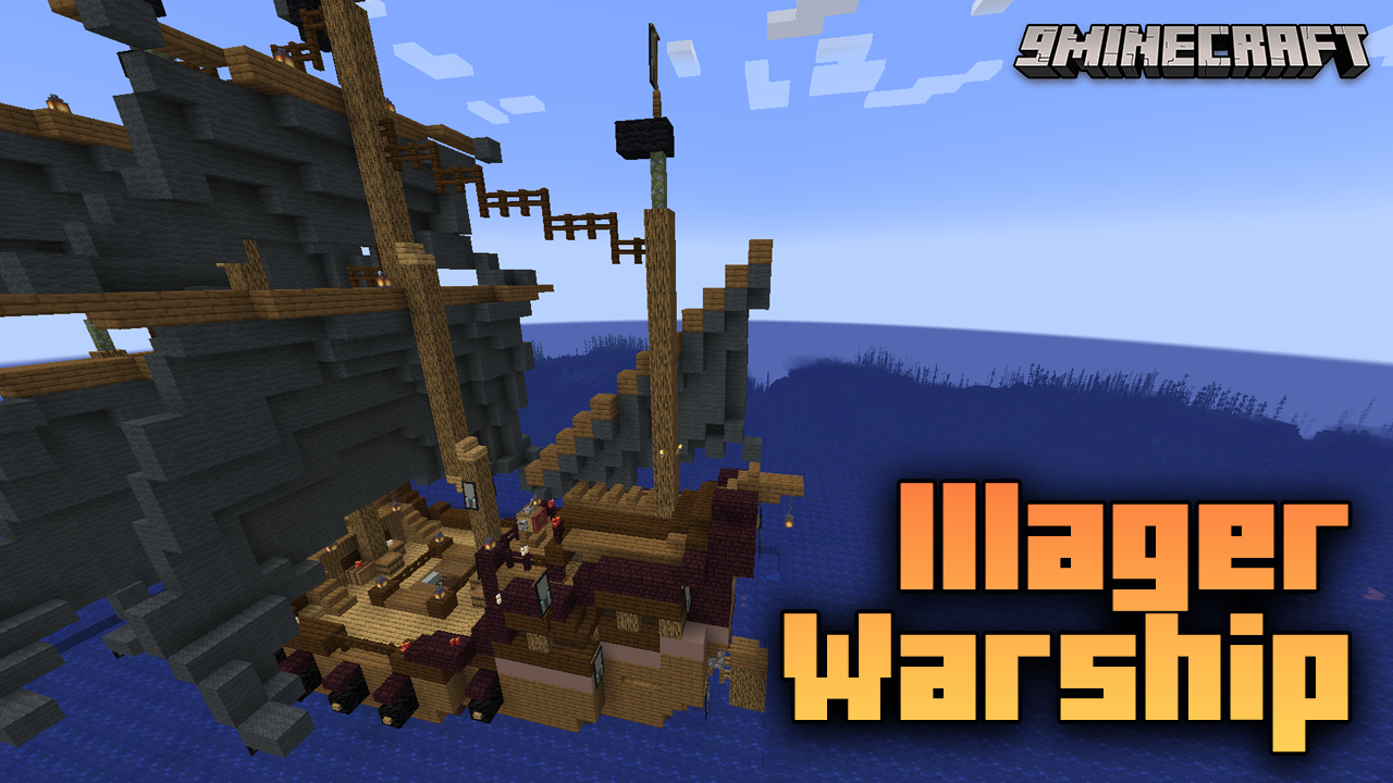 Illager Warship Mod (26.1.2, 1.20.1) – Set Sail For Adventure
