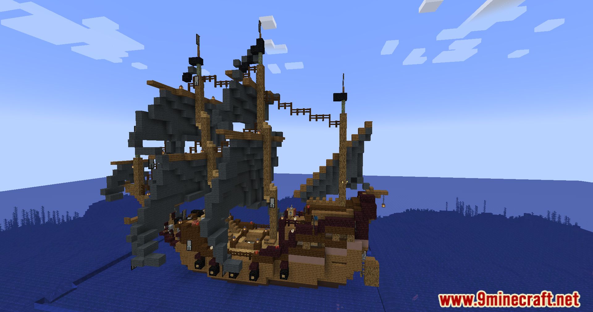 Illager warship mod screenshots 2