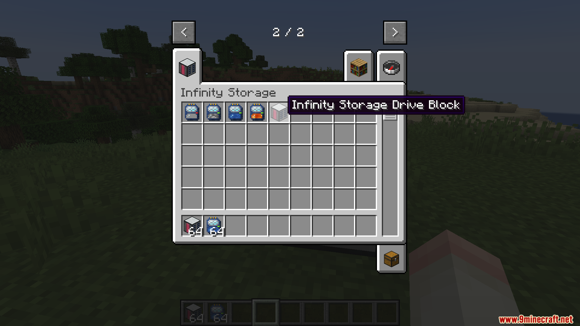 Infinity Drives Mod (1.21.1, 1.21) – Endless Storage 2 Infinity drives mod screenshots 01
