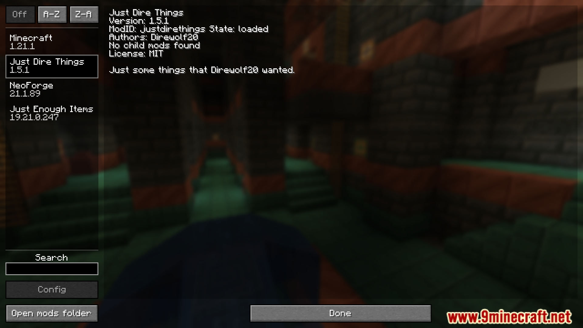 Just Dire Things Mod (26.1.2, 1.21.1) – Unlock New Dimensions And ...