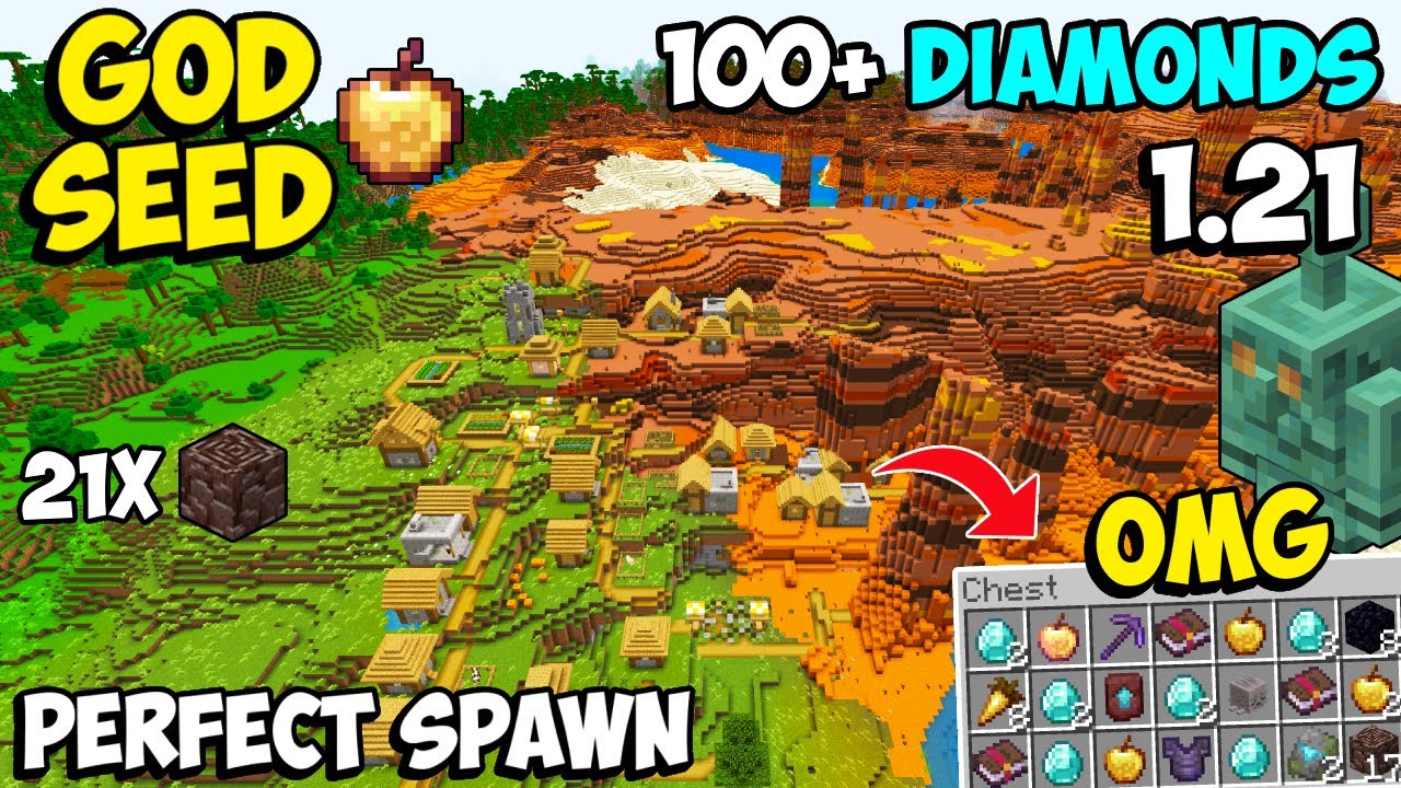 Latest Perfect Spawn Seeds For Minecraft (1.21.11, 1.21.1) – Bedrock Edition