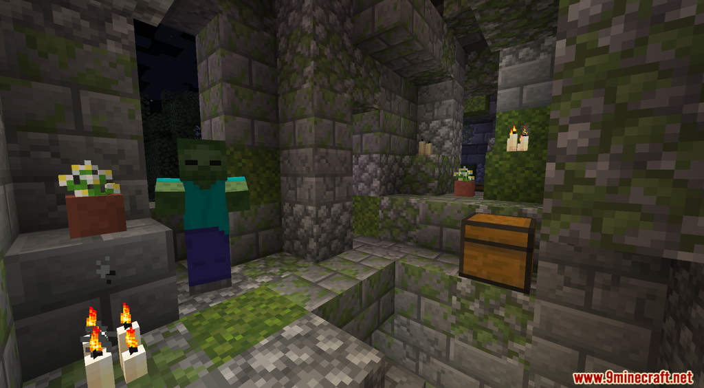 Moss Ruins Data Pack (26.1.2, 1.20.1) – Ruined Cities! 11 Moss ruins data pack screenshots 10