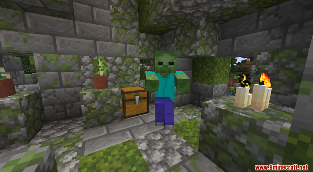 Moss Ruins Data Pack (26.1.2, 1.20.1) – Ruined Cities! 7 Moss ruins data pack screenshots 6