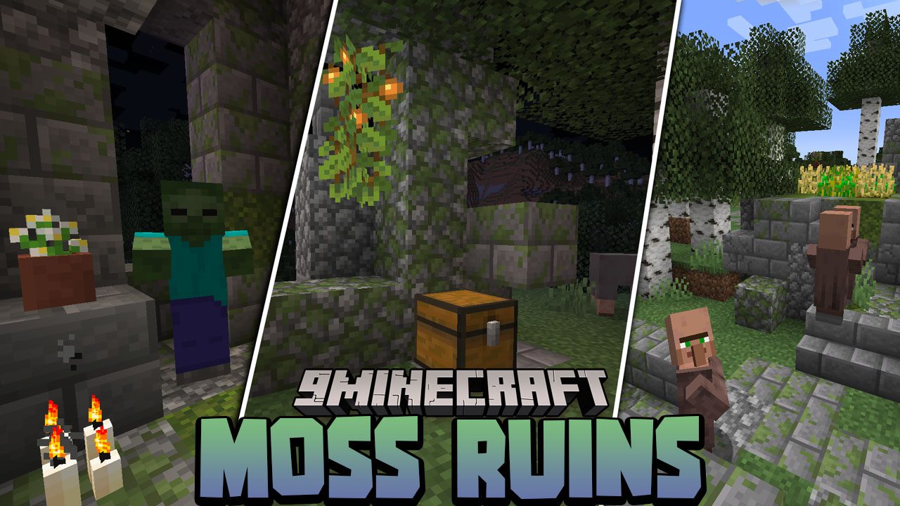 Moss Ruins Data Pack (26.1.2, 1.20.1) – Ruined Cities!
