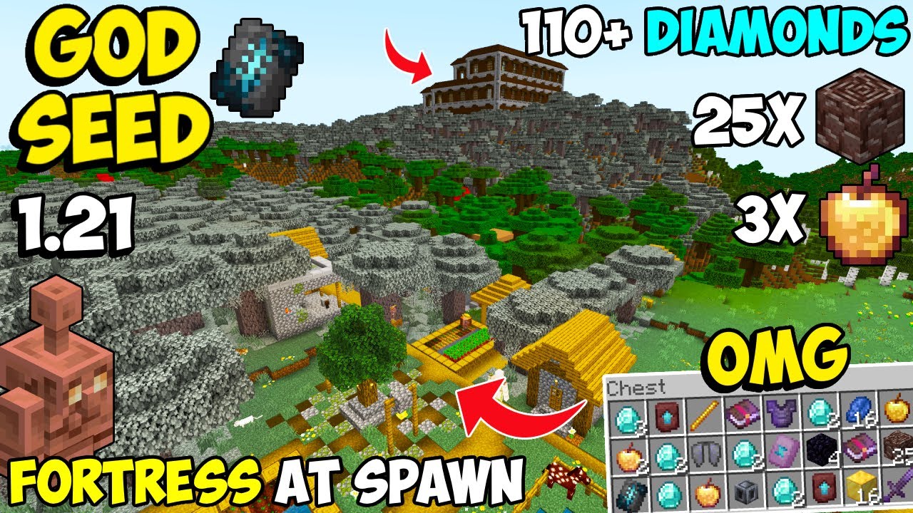Most OP Seeds For Minecraft (1.21.11, 1.21.1) – Bedrock Edition