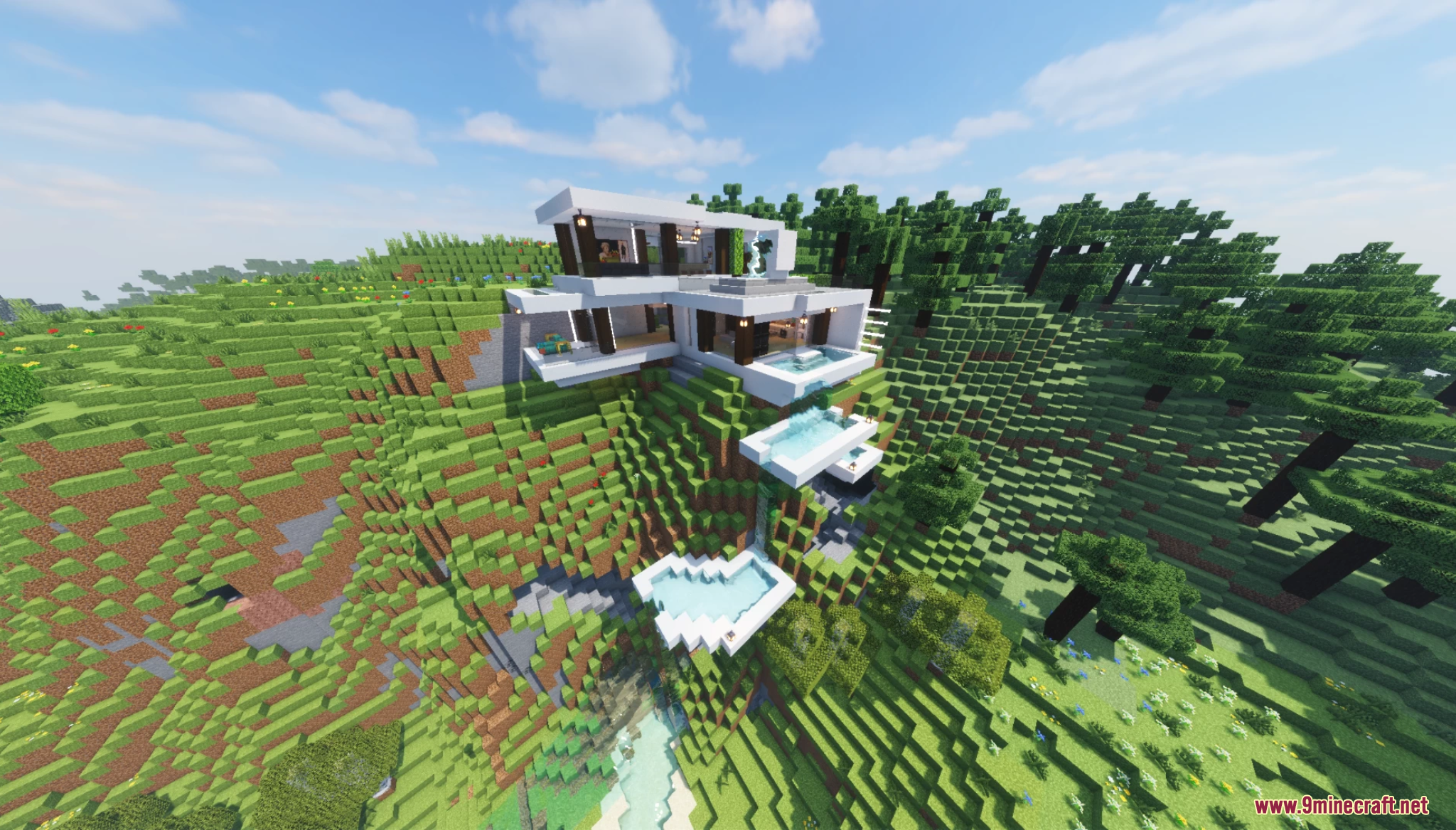 Mountain Villa Map (26.1.2, 1.20.1) – Villa On The Cliff 3 Mountain villa screenshots 2